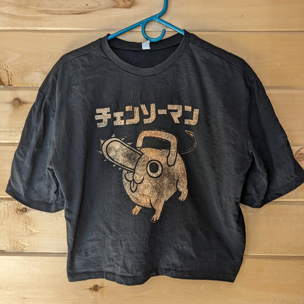 Chainsaw Man Pochita Cropped T Shirt